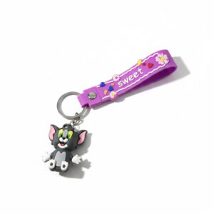 Cat Keychain – Purple “Sweet” Strap RW0024